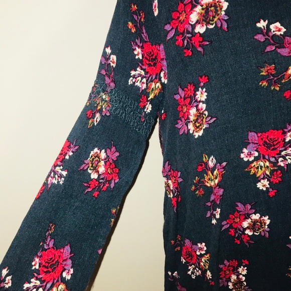 Free People Floral Jade Swing Tunic Dress - Picture 6 of 9